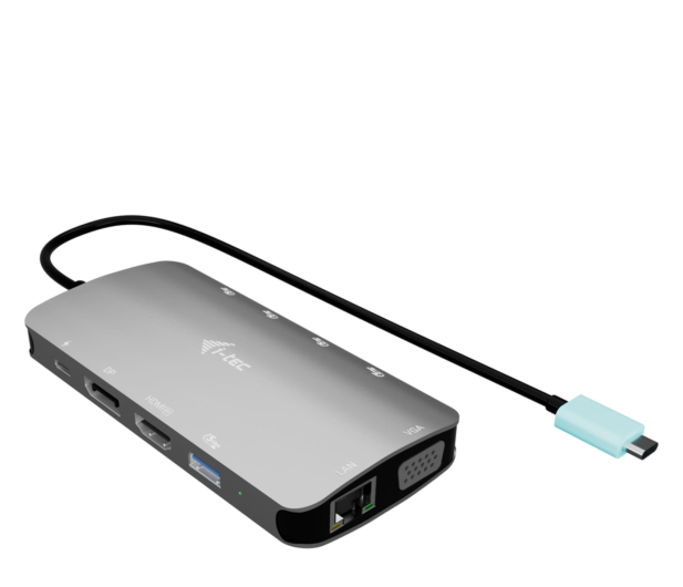 i-tec USB-C Nano 3x Display DP HDMI VGA Dock LAN PD 100W - 1516524 - zdjęcie